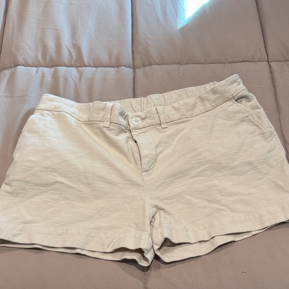 Chubbies Women's High Waist Cream Shorts